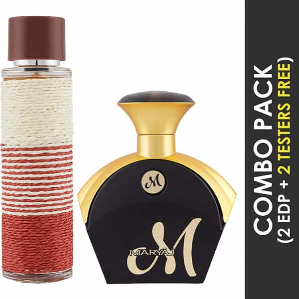 Maryaj Deuce Homme Edp 100Ml & M For Her Edp 90Ml Pack Of 2