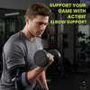 Actifit Elbow Support With Adjustable Band - Compression Brace For Pain Relief Sports & Gym - Size M