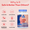 Zingavita Biotin Hair Gummies For Women Sugar Free 60 Veg Gummies