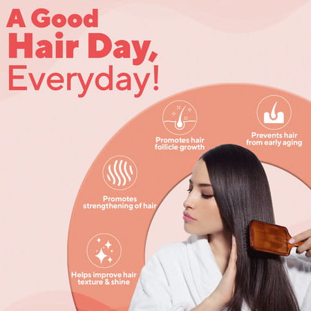 Zingavita Biotin Hair Gummies For Women Sugar Free 60 Veg Gummies