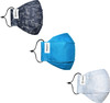 Carriall Adult Unisex 3 Layer Reusable Washable Cotton Mask (Camsm070) Pack Of 3
