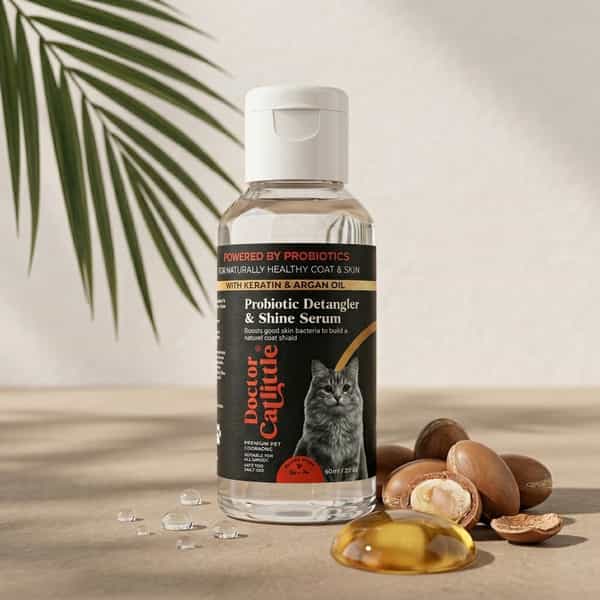 Doctor Catlittle Probiotic Cat Detangler & Shine Serum (50 Ml)