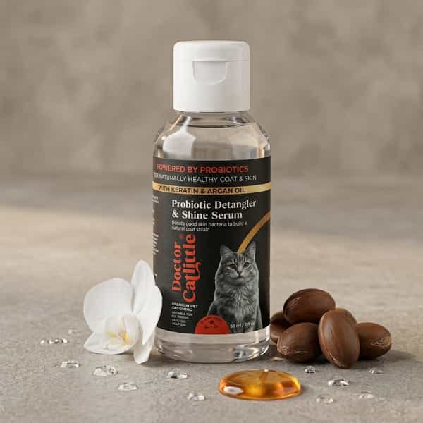 Doctor Catlittle Probiotic Cat Detangler & Shine Serum (50 Ml)