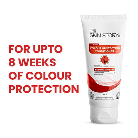 The Skin Story Colour Protection Conditioner Controls Frizz Adds Shine 100 Gm