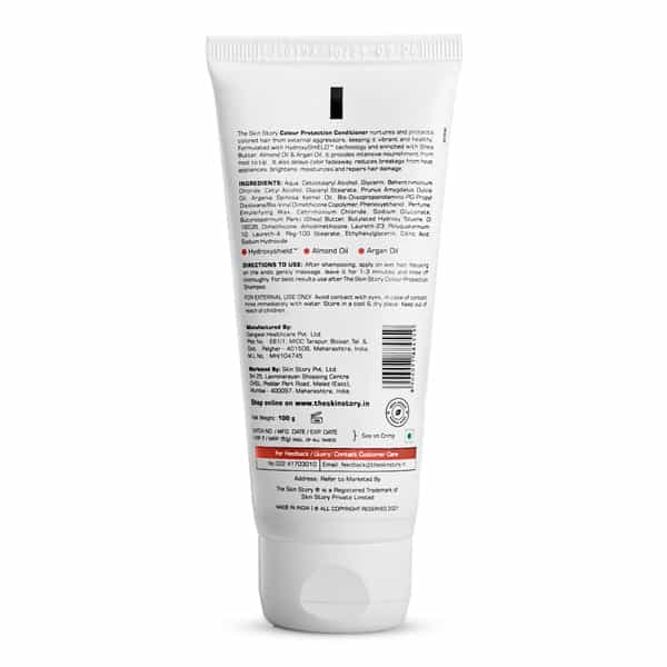 The Skin Story Colour Protection Conditioner Controls Frizz Adds Shine 100 Gm