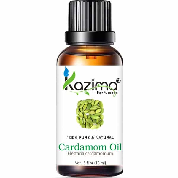 Kazima Cardamom Essential Oil (15Ml) Pure Natural For Skin Care & Hair Treatment (15 Ml)