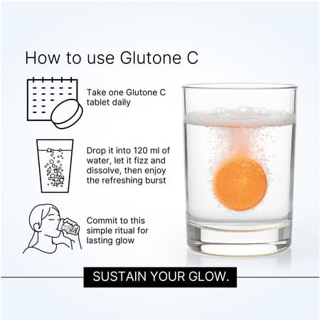 Glutone C Bottle Of 15 Effervescent Tablets