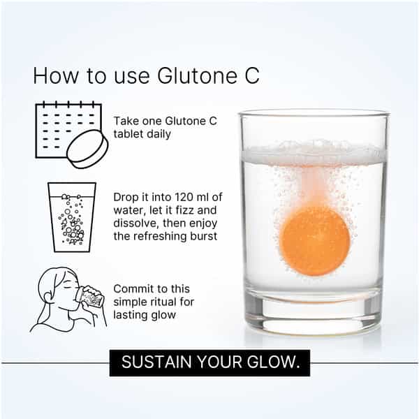 Glutone C Bottle Of 15 Effervescent Tablets
