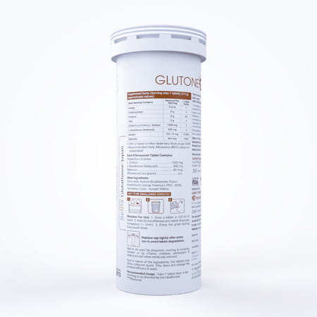 Glutone C Bottle Of 15 Effervescent Tablets