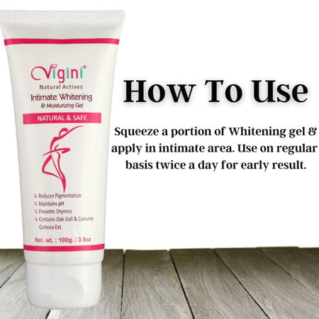 Vigini Vaginal Intimate Whitening Lubricant Vagina Hygiene | Cool Blue Sensual Massage Gel 200ml