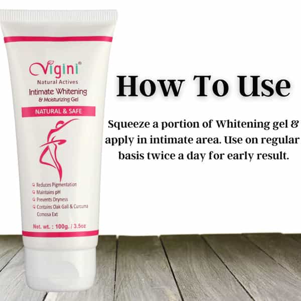 Vigini Vaginal Intimate Whitening Lubricant Vagina Hygiene | Cool Blue Sensual Massage Gel 200Ml