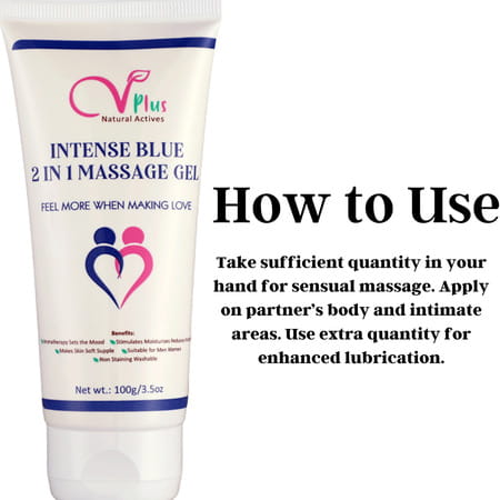 Vigini Vaginal Intimate Whitening Lubricant Vagina Hygiene | Cool Blue Sensual Massage Gel 200ml