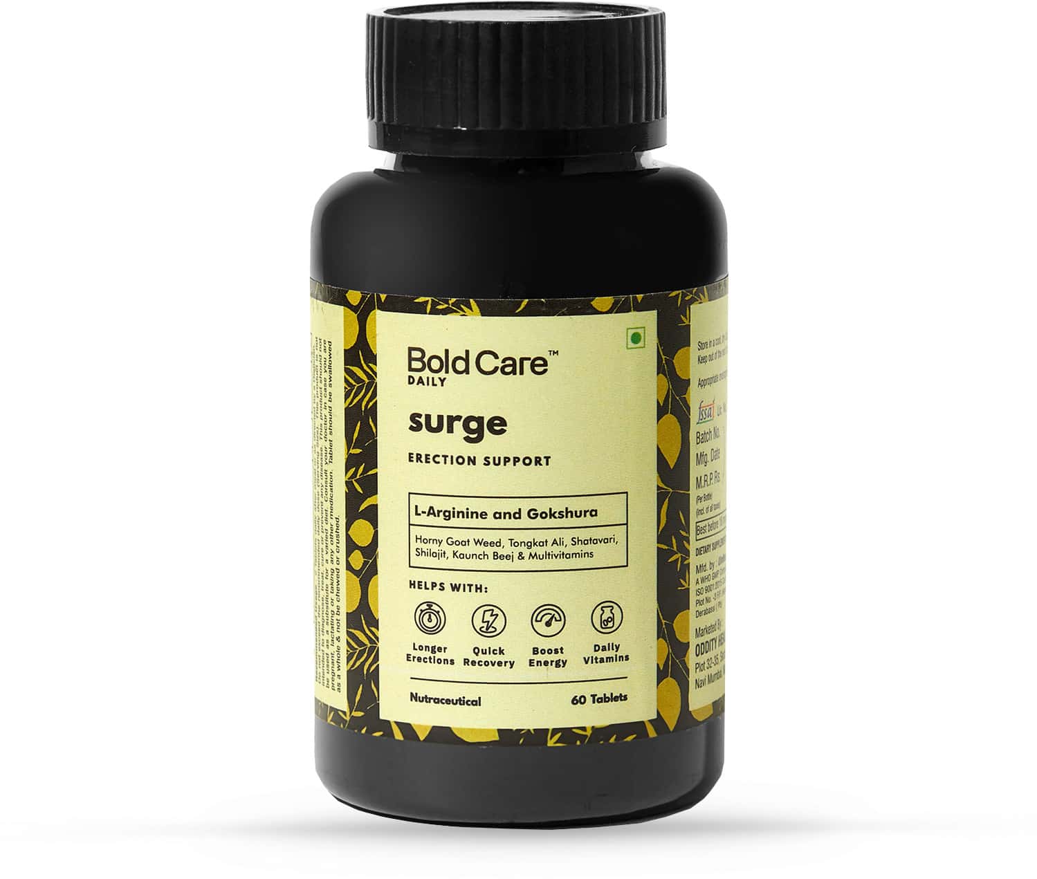 Bold Care Surge Bottle Of 60 Tablets
