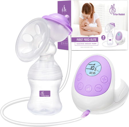 R For Rabbit First Feed Elite Breast Pump Purple