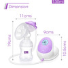 R For Rabbit First Feed Elite Breast Pump Purple