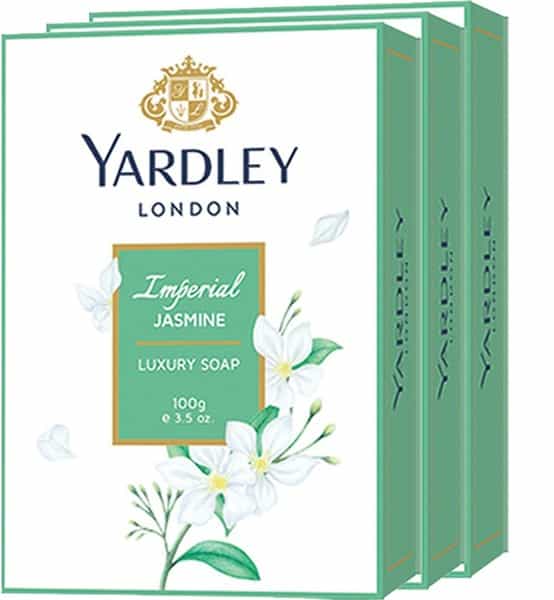 Yardley London Imperial Jasmine Luxury Soap - 100 Gm (Pack Of 3)