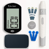 Dr. Odin Ac307 Gdh-Fad Machine With 10 Strips & Lancets & Lancing Device Glucometer Kit (Black)