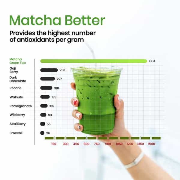 Wellbeing Nutrition Matcha Green Tea With Antioxidants Detox And Energy 20 Tabs (Pack Of 2)
