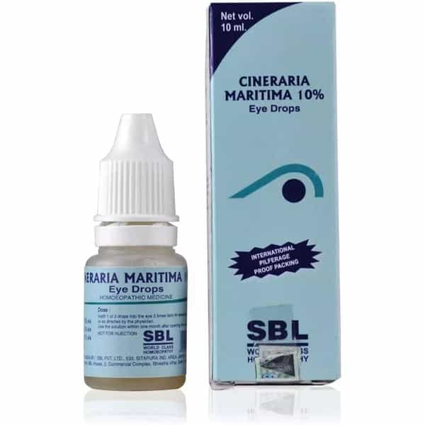 Sbl Cineraria Maritima 10% Eye Drop 10 Ml Pack Of 2