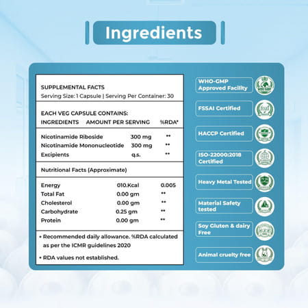 Tq Wellness Nad Support + 30 Capsule