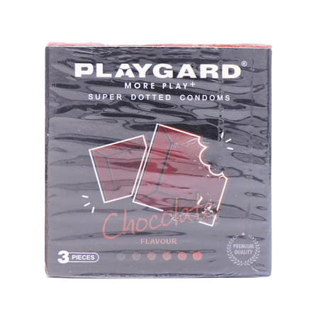 Playgard More Play Chocolate Condom 3 No'S