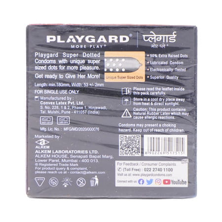 Playgard More Play Chocolate Condom 3 No'S