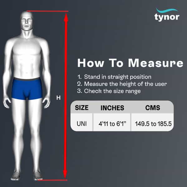 Tynor Elbow Crutch Adjustable Universal Size 1 Unit