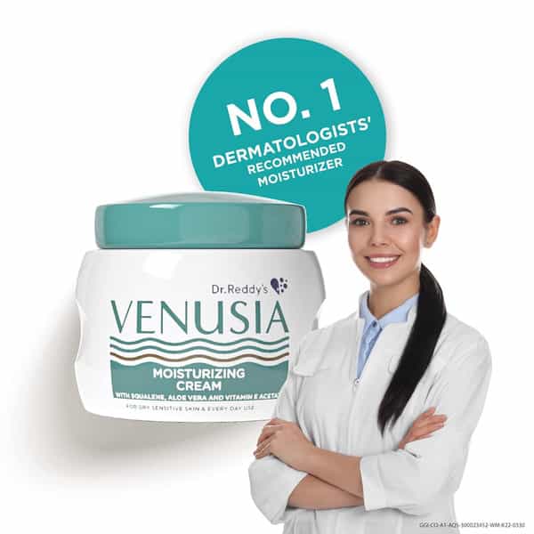 Venusia Moisturizing Cream With Vitamin E Aloe Vera 100 Gm X Pack Of 24