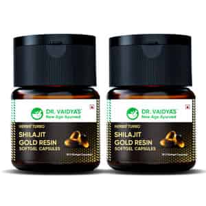 Dr. Vaidya's Herbo24turbo Shilajit Resin Softgel Capsules Pack Of 2