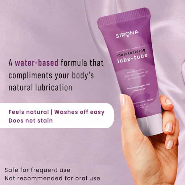Sirona Glycerine Free Natural Lubricant Gel For Men & Women 50 Ml