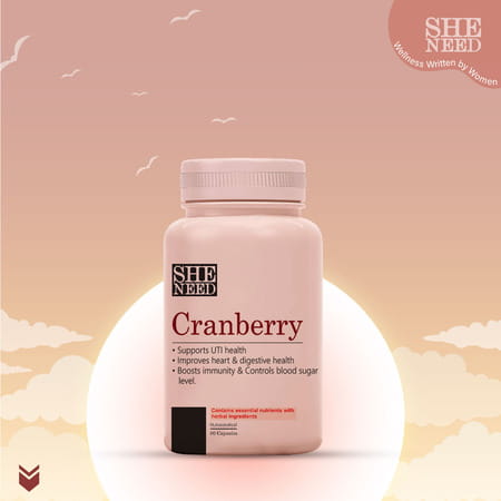 Sheneed Crave For Cranberry Supplements (400mg) - Supports Uti & Digestive Health- 60 Capsules