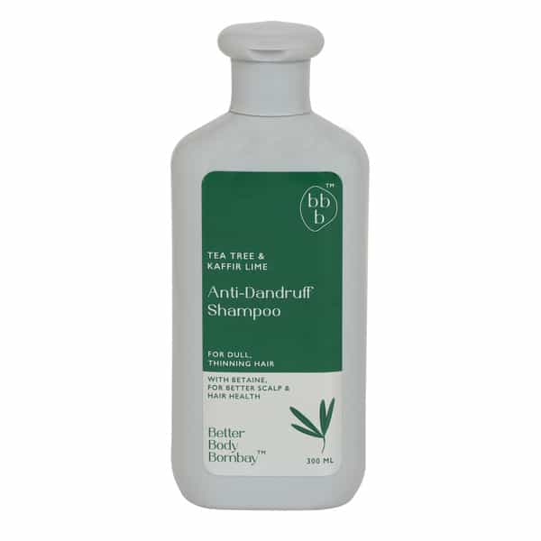 Bbb Better Body Bombay Tea Tree & Kafir Anti-Dandruff Shampoo | For Dull & Thinning Hair (300Ml)