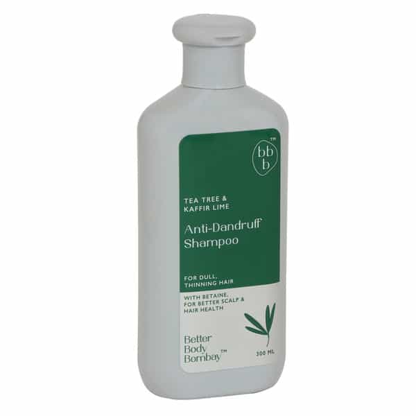 Bbb Better Body Bombay Tea Tree & Kafir Anti-Dandruff Shampoo | For Dull & Thinning Hair (300Ml)
