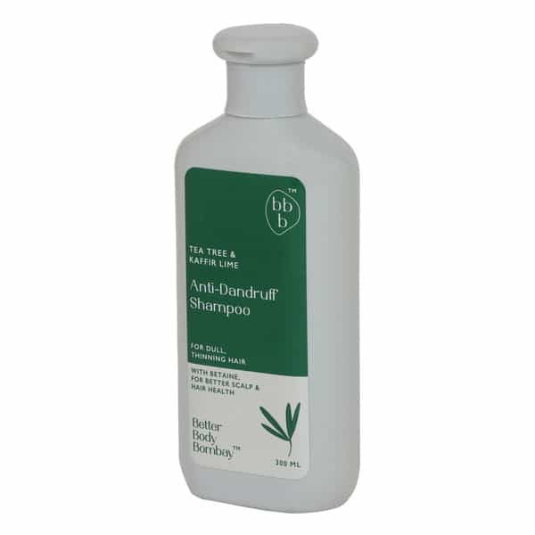 Bbb Better Body Bombay Tea Tree & Kafir Anti-Dandruff Shampoo | For Dull & Thinning Hair (300Ml)