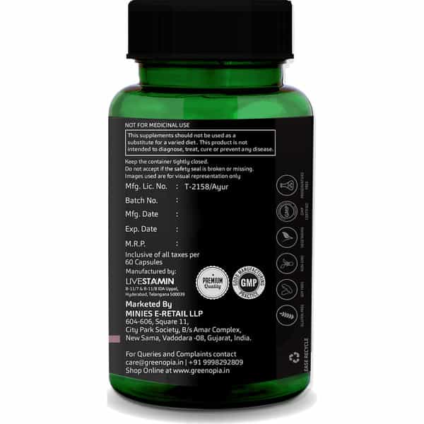 Greenopia Grape Seed Extract 60 Vegetarian Capsules