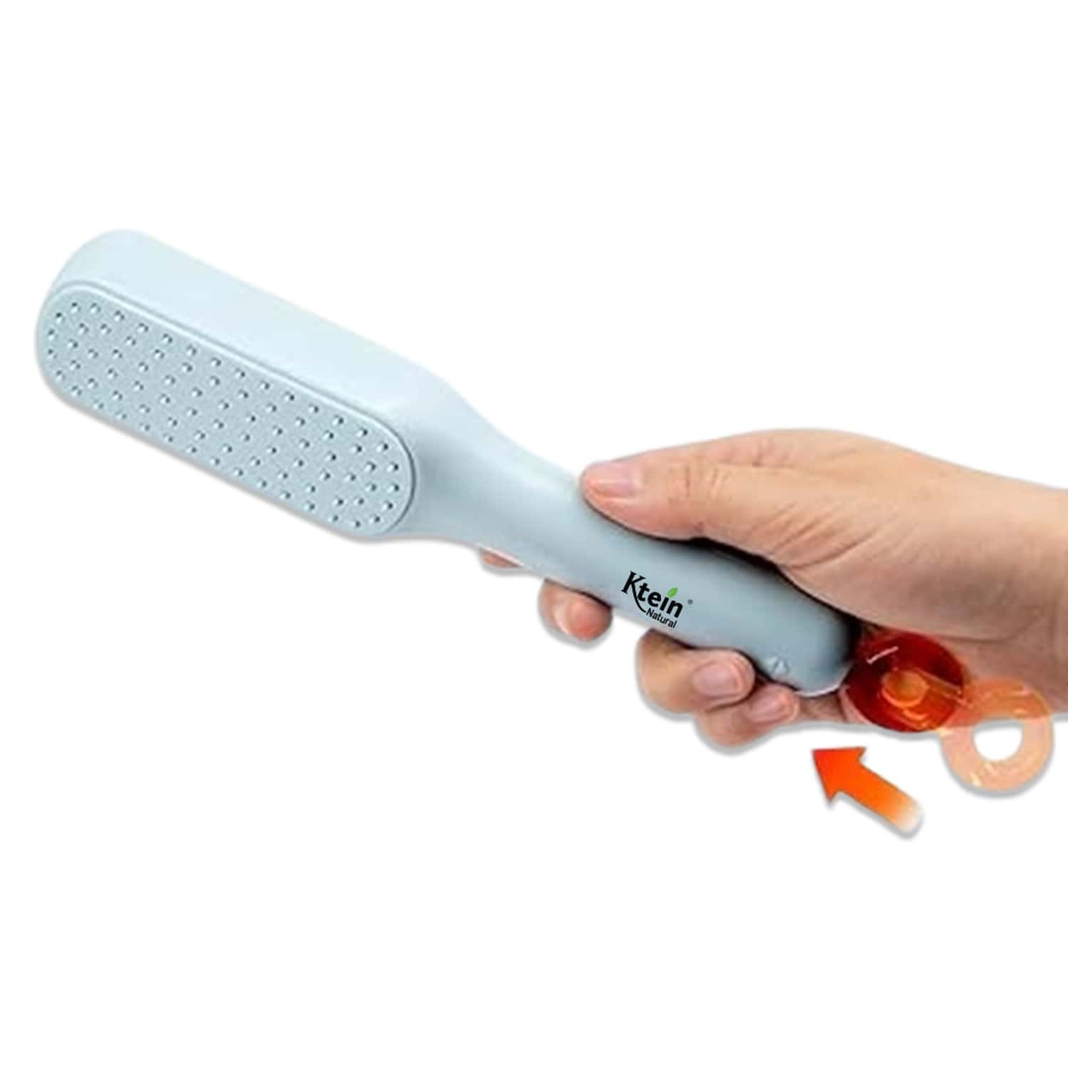 Ktein Self-Cleaning Anti-Static Hair Brush With Retractable Rotary Lift Comb - (1 Unit)
