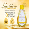 Pearldew Baby Massage Oil 100 Ml | With Almond Oil | Aloe & Mustard Oil (Pack Of 4)