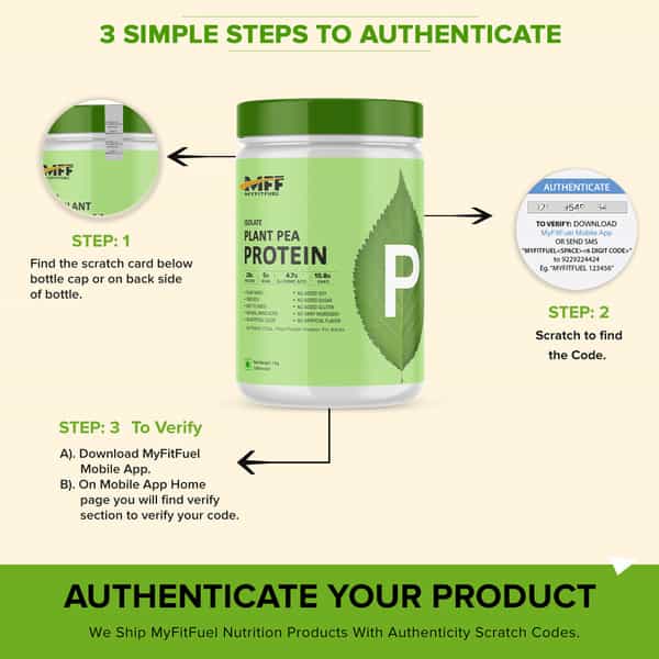 Myfitfuel Plant Pea Protein Isolate | 500G | (Coffee Caramel) | Easy To Digest Plant Protein