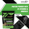 Musclexp Weight Gainer With 25 Vitamins And Minerals Digestive Enzymes 1Kg Pouch (2.2 Lb)