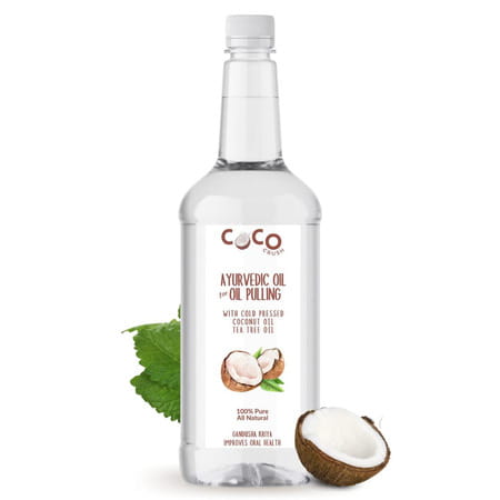 Coco Crush Ayurvedic Coconut & Tea Tree Oil For Oil Pulling | 500ml