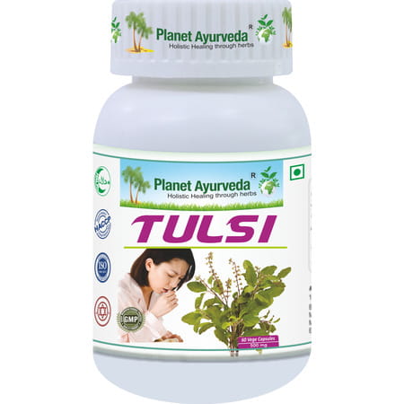 Planet Ayurveda Tulsi Capsules - 60 Capsules