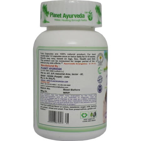 Planet Ayurveda Tulsi Capsules - 60 Capsules