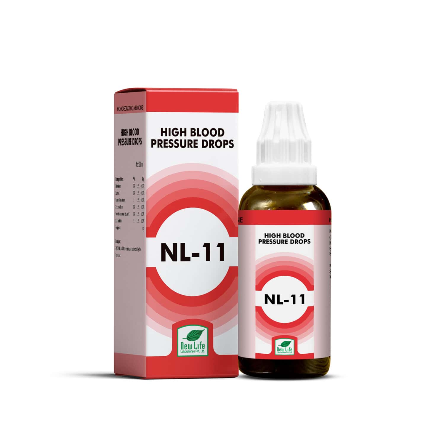 New Life Nl 11 High Blood Pressure Drops | 30ml