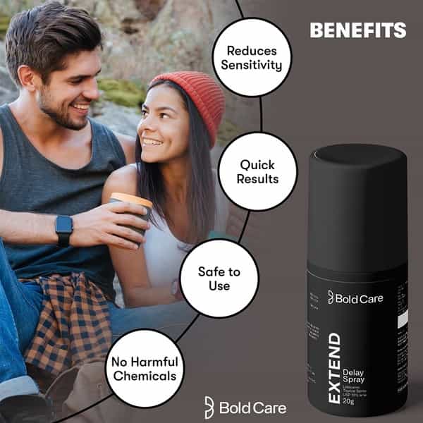 Bold Care Extend Delay Spray For Men - With Lidocaine 10% (20G)