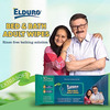 Elduro Wipes | Wet Tissues Wipes For Adults Bed And Bath Unisex Adult - Pack Of 3 (30 Counts)