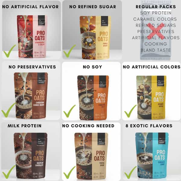 The Snack Company Assorted Flavors Of Protein Oats Monthly Pack | Pack Of 28
