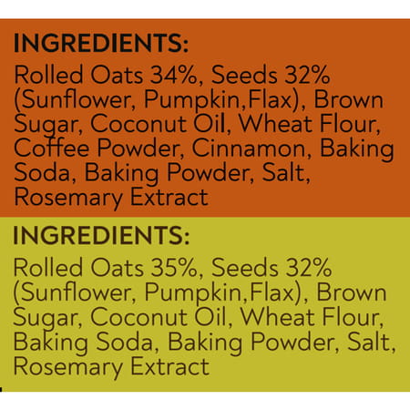 The Snack Company Cookies Combo - Multiseed & Oats + Filter Coffee 7& Cinnamon - 2X210g