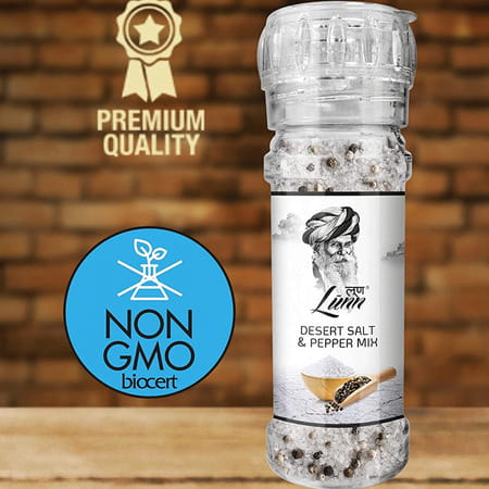 Lunn Desert Salt & Pepper Mix 80g (Pack Of 2)