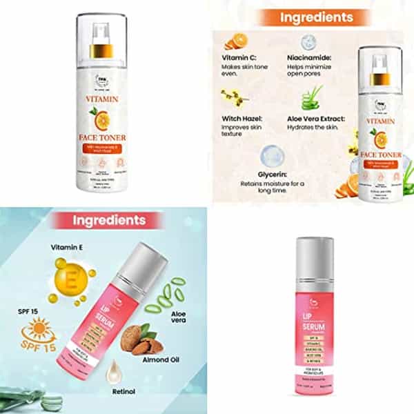 Tnw The Natural Wash Vitamin C Face Toner & Lip Serum |