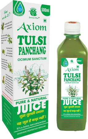 Axiom Tulsi Panchang Juice|Helpful In Cold|Cough And Fever - 500ml